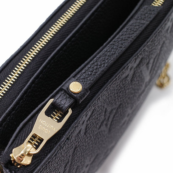 Louis Vuitton Pochette Double Zip Monogram Imprint Black - Picture 8 of 9